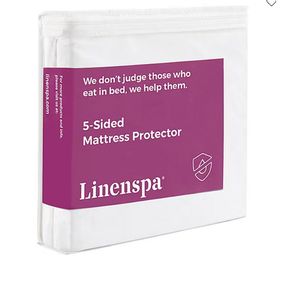 Linenspa Five Sided Waterproof Mattress Protector, Twin - Picture 5 of 9
